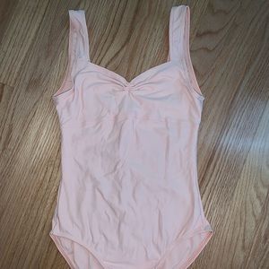 Wear Moi peach leotard